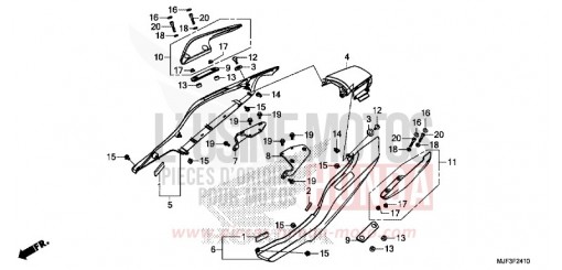 REAR COWL CTX700AE de 2014